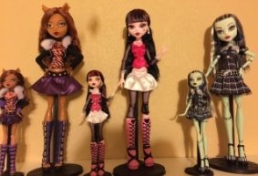 Великі ляльки монстер хай високі купити Україна